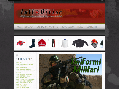 Realizzazione Ecommerce per Vendita Divise