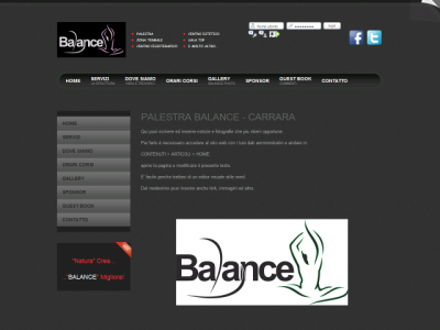 Creazione sito web per Palestra