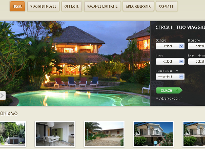 Creazione sito web per Agenzia di Viaggi
