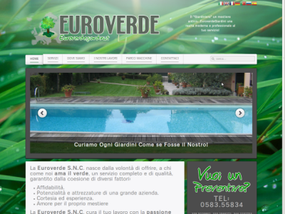 Restiling sito web per Impresa Giardiniere
