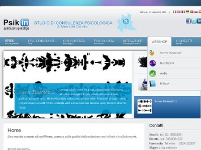 Creazione sito web per Psicologa