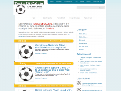 Creazione sito web sportivo
