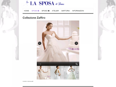 Creazione sito per Abbigliamento Spose