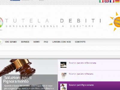 Realizzazione sito web servizi finanziari