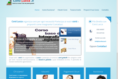 Corsi Lucca - Creazione sito web