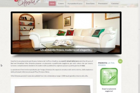 Realizzazione sito web per Bed and breakfast