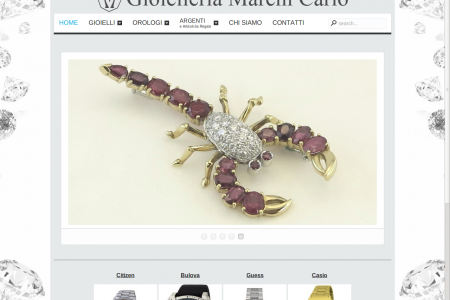 Sito web per gioielleria