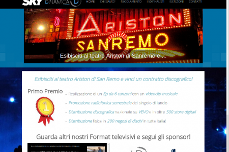 Creazione sito web per format televisivo di Sky