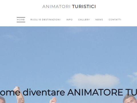 Sito web per animatori turistici