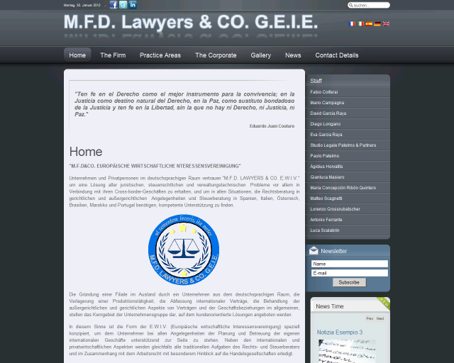 studio avvocati sito web